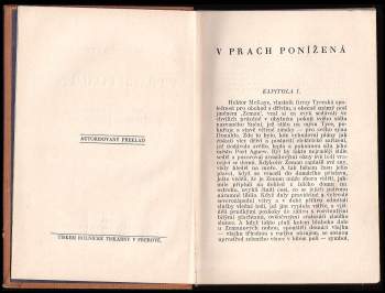 Peter B Kyne: V prach ponížená