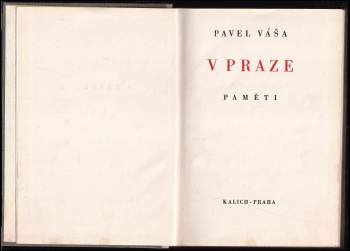 Pavel Váša: V Praze