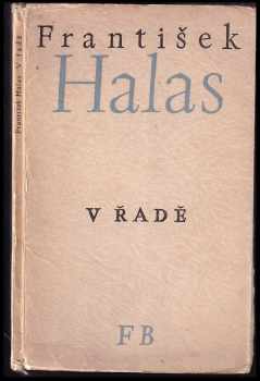 V řadě - Verše 1938-1948 - František Halas (1948, František Borový) - ID: 363430