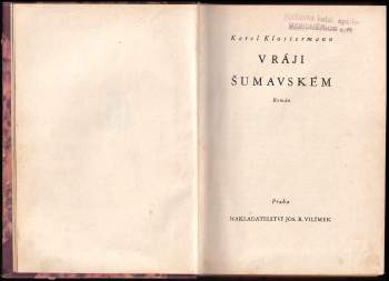 Karel Klostermann: V ráji šumavském
