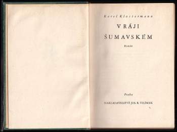 Karel Klostermann: V ráji šumavském