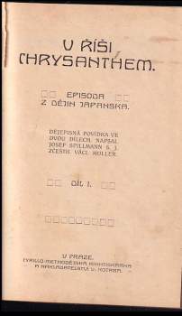 Joseph Spillmann: V říši chrysanthem