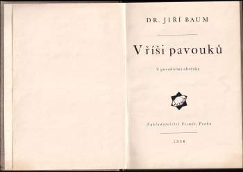 Jiří Baum: V říši pavouků