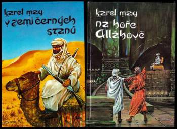 Karl May: V Říši stříbrného lva I - VIII - KOMPLETNÍ SÉRIE - V zemi černých stanů + Vězeň bagdádský + Tajemství Babylónské věže + V propastech stínů + Ahriman Mirza + Růže ze Šírázu + V bažinách Ardistanu + Na hoře Alláhově