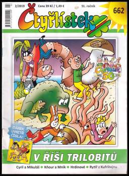 V říši trilobitů, Čtyřlístek 662