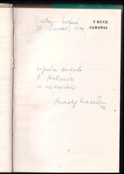 Rudolf Kalčík: V ruce samopal