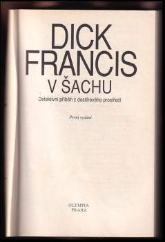 Dick Francis: V šachu