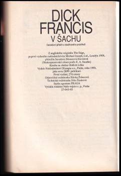 Dick Francis: V šachu