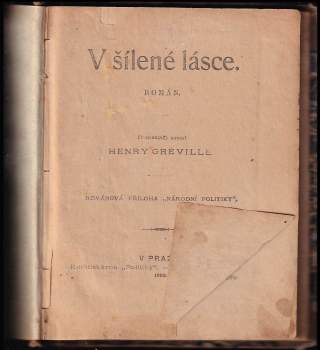 Henry Gréville: V šílené lásce