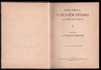 Henry Gréville: V šíleném trysku