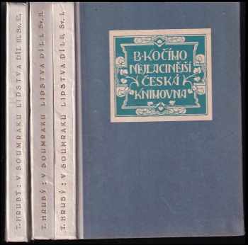 V soumraku lidstva : trilogie budoucnosti - Tomáš Hrubý (1925, B. Kočí) - ID: 1869993