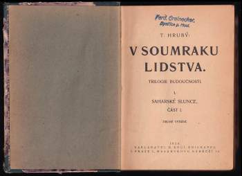 Tomáš Hrubý: V soumraku lidstva - Vzkříšení slunce