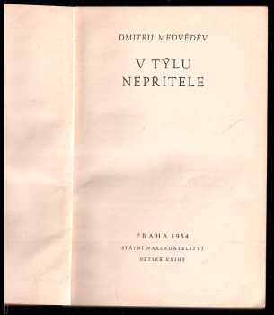 Dmitrij Nikolajevič Medvedev: V týlu nepřítele