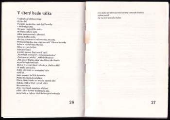 Jáchym Topol: V úterý bude válka