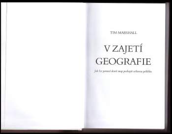 Tim Marshall: V zajetí geografie