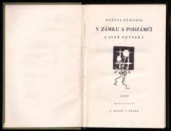 Božena Němcová: V zámku a podzámčí a jiné povídky