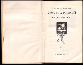 Božena Němcová: V zámku a podzámčí a jiné povídky