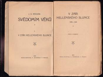 Josef Svatopluk Machar: V záři hellenského slunce
