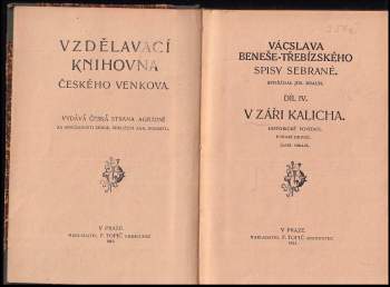 Václav Beneš-Třebízský: V záři kalicha