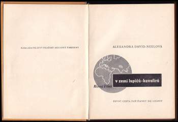 Alexandra David-Neel: V zemi lupičů-kavalírů