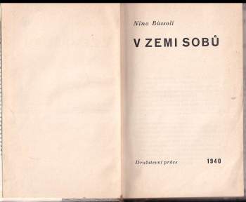 Nino Bussoli: V zemi sobů