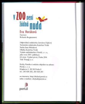 Eva Horáková: V zoo není žádná nuda