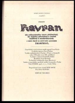Edgar Allan Poe: Váchalův Havran