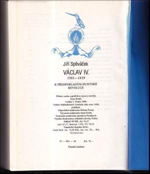 Jiří Spěváček: Václav IV