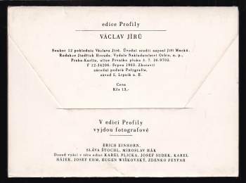 Václav Jírů: Václav Jírů (soubor 12 pohlednic)
