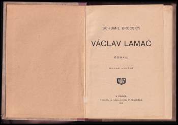 Bohumil Zahradník-Brodský: Václav Lamač