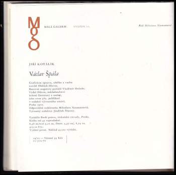 Jiří Kotalík: Václav Špála