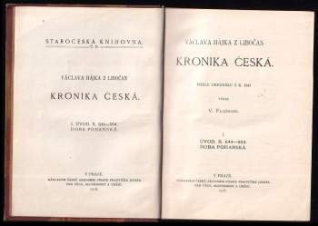 Václav Hájek z Libočan: Václava Hájka z Libočan Kronika česká