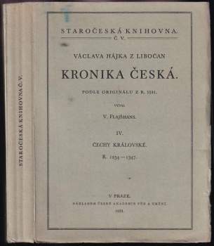 Václav Hájek z Libočan: Václava Hájka z Libočan Kronika česká
