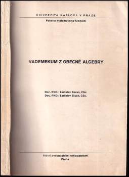 Vademekum z obecné algebry