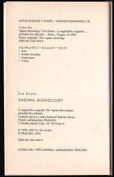 Eve Ensler: Vagina monology