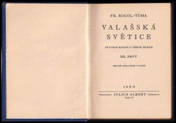 František Sokol Tůma: Valašská světice