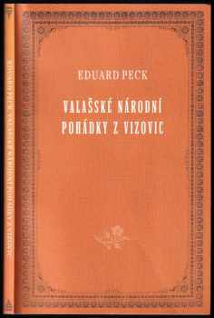 Eduard Peck: Valašské národní pohádky z Vizovic