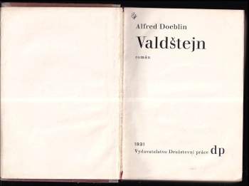 Alfred Döblin: Valdštejn