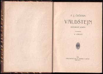 František Josef Čečetka: Valdštejn