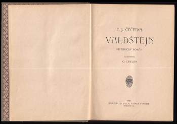 František Josef Čečetka: Valdštejn
