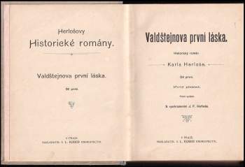 Karl Herloßsohn: Valdštejnova první láska