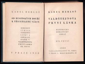 Karl Herloßsohn: Valdštejnova první láska