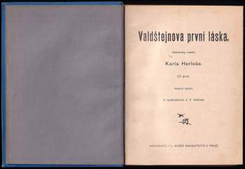 Karl Herloßsohn: Valdštejnova první láska
