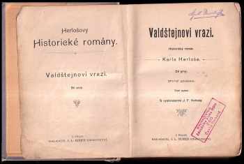 Karl Herloßsohn: Valdštejnovi vrazi