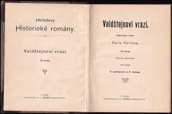 Karl Herloßsohn: Valdštejnovi vrazi