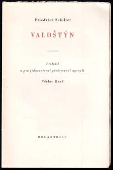 Friedrich Schiller: Valdštýn