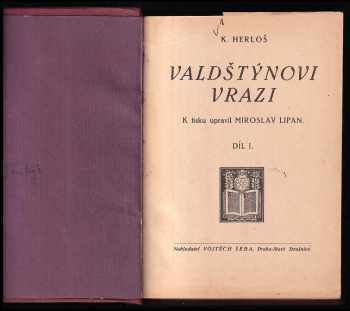 Karl Herloßsohn: Valdštýnovi vrazi 1. díl