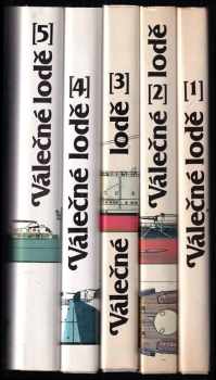 Petr Klučina: Válečné lodě : Díl 1-5  Lodě veslové a plachetní do roku 1860 +  Mezi krymskou a rusko-japonskou válkou + První světová válka +  Druhá světová válka + Amerika, Austrálie, Asie od roku 1945