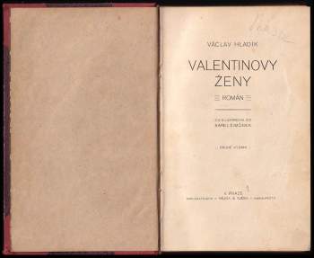 Václav Hladík: Valentinovy ženy