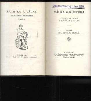 Válka a kultura